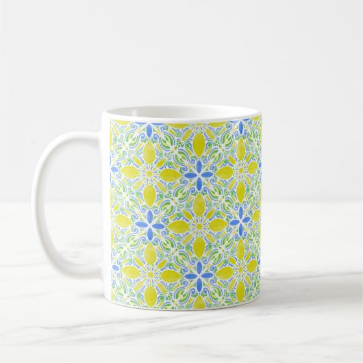 Mug Watercolor Geo _ Citrus (Gauche)