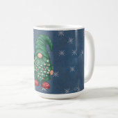 Mug Watercolor Green Gnome Christmas Lights (Devant droit)