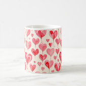 Mug Watercolor Heart Pattern Collection (Centre)