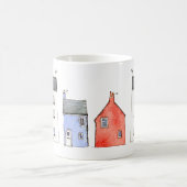 Mug Watercolor House Art (Centre)