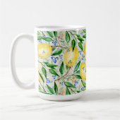 Mug Watercolor lemons fruit (Gauche)