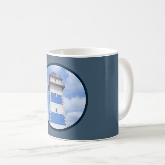 Mug Watercolor lighthouse (Devant droit)