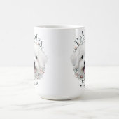 Mug Watercolor Maltese et Floral Wreath (Centre)
