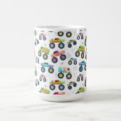Mug Watercolor Monster Car Trucks kids (Centre)