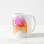 Mug Watercolor Music (Devant droit)
