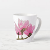 Mug watercolor painting Magnolia (Angle droit)