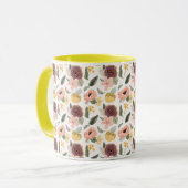 Mug Watercolor Pastel Floral Seamless Pattern | Soft (Devant gauche)