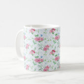 Mug watercolor peony (Devant gauche)