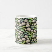 Mug Watercolor Pink Lotus Seamless Pattern (Centre)