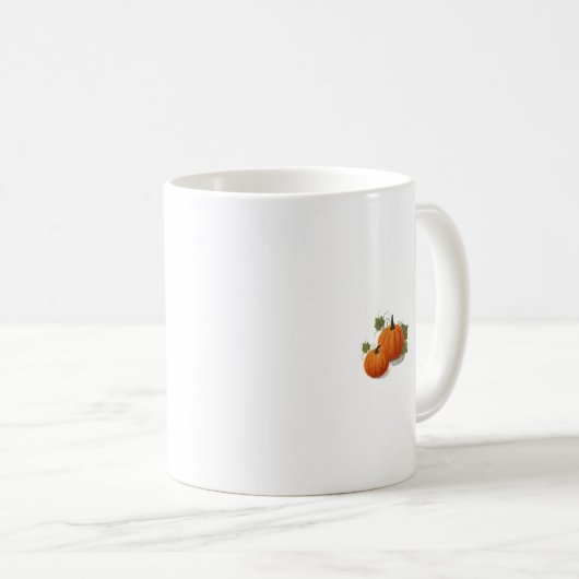 Mug Watercolor Pumpkin 'Happy Thanksgiving' Classic Mu (Devant droit)