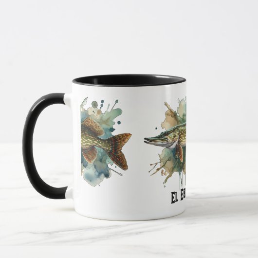 Mug Watercolor Series: Pike (Gauche)