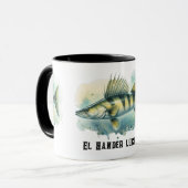 Mug Watercolor Series: Zander/Walleye (Devant gauche)