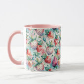 Mug Watercolor Strawberry (Gauche)