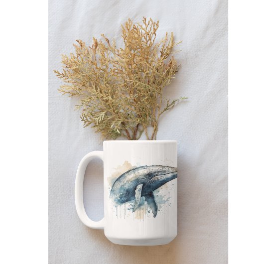 Mug Watercolor Whale Wonder