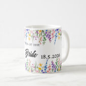 Mug – Watercolor Wildflower Floral Wrap – Spring B (Devant droit)
