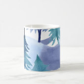 Mug Watercolor Winter Forest Motif sans joint (Centre)