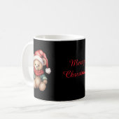 Mug Watercolour Christmas Teddy Bear (Devant gauche)