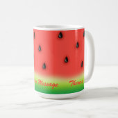 Mug Watermelon d'été personnalisé (Devant droit)