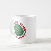 MUG WATERMELON FRUIT PLAT DOUCE TRANCHÉ LICE RIPE PLAT (Devant gauche)