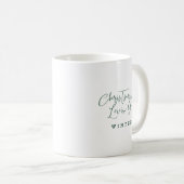 Mug Waterolor Christmas Lovin' Girl Livraison présente (Devant droit)