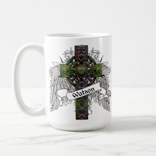 Mug Watson Tartan Cross (Gauche)