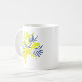 Mug Wattle Mimosa fleurie jaune Australie (Devant gauche)