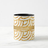 Mug Wave Gold Sun Parties scintillant Boho Populaire C (Centre)