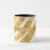 Mug Wave Sea Gold Parties scintillant Boho Popular Col (Centre)