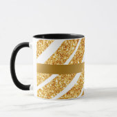 Mug Wave Sea Gold Parties scintillant Boho Popular Col (Gauche)
