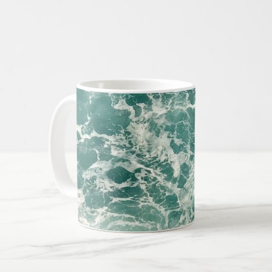 Mug Waves Blue Green (Devant gauche)