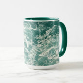 Mug Waves Blue Green (Devant droit)