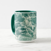 Mug Waves Blue Green (Devant gauche)