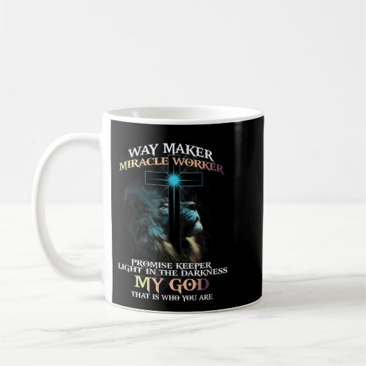 Mug Way Maker Miracle Worker Promise Keeper Light In D (Gauche)
