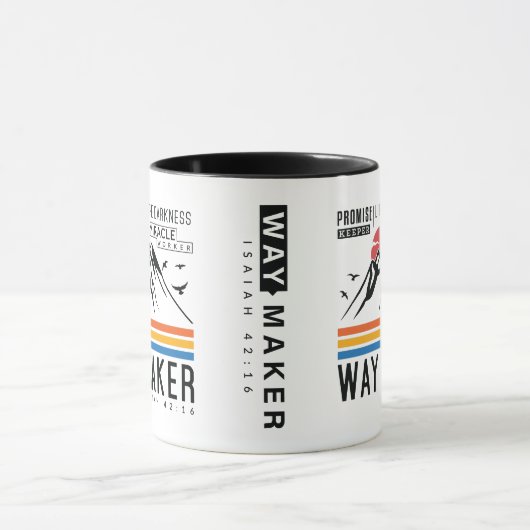 Mug Way Maker Promesse Keeper Miracle Worker Christian (Centre)