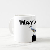 Mug Waylon Nom Avec Poulet À Bin, Musique À Café (Devant gauche)