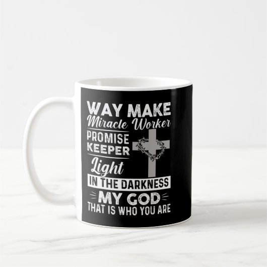 Mug Waymaker Miracle Worker Promesse Keeper Lumière Jé (Gauche)
