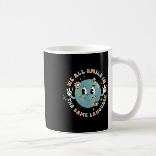 Mug We All Smile In The Same Language Esl Multilingual (Droite)