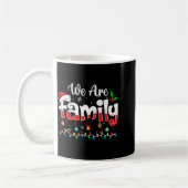 Mug We Are Family 2025 Christmas Pajama Funny Matching (Gauche)