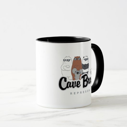 Mug We Bare Bears - Cave Bros. Represent (Devant droit)