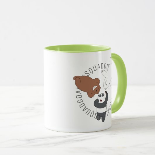 Mug We Bare Bears - #SquadGoals (Devant droit)