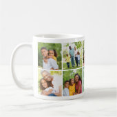Mug We Love Grand-mère Modern Green Photo Collage (Gauche)