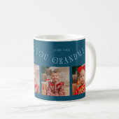 Mug We Love You Grandma 4-Photo Teal (Devant droit)