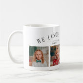 Mug We Love You Grandpa 4-Photo White (Gauche)