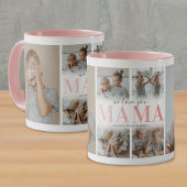 Mug We Love You Mama Photo Collage