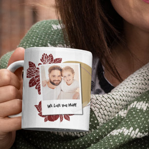 Mug We Love You Mom 2 Photos Moderne tendance