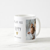 Mug We Love You Poppy 2 Photo Collage Grand-père (Devant droit)