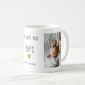 Mug We Love You Pops 2 Photo Collage Grand-père (Devant droit)