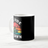 Mug We Ride At Dawn Push Lawn Mower Toddler Funny Mowi (Devant gauche)