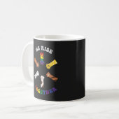 Mug We Rise Together | Paw Print | Diversity | Unity (Devant gauche)