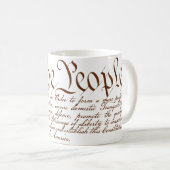Mug We the People (Devant droit)